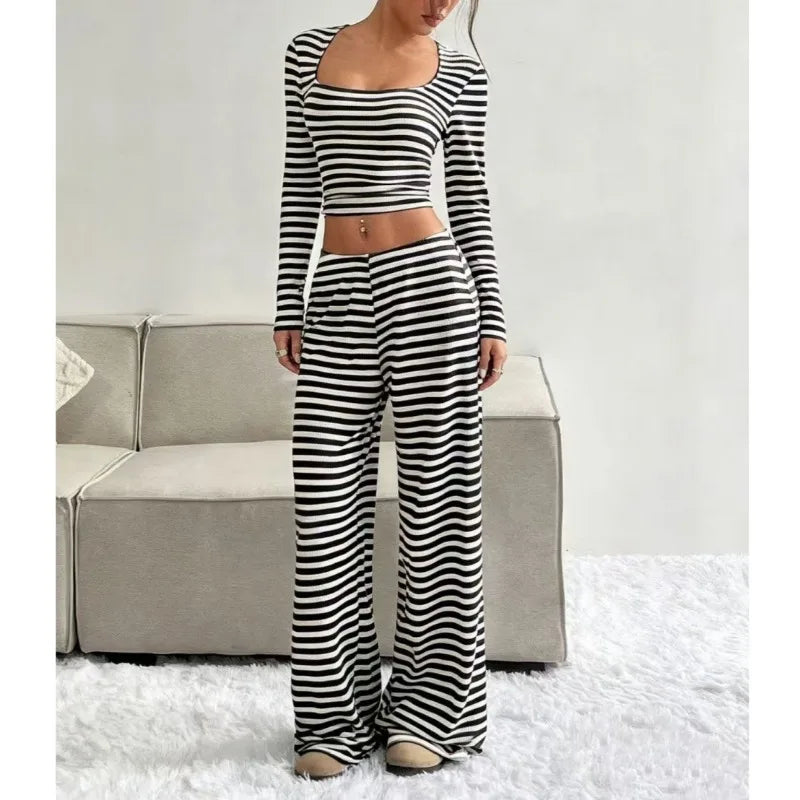 Cozy Striped Comfort Sleep Set