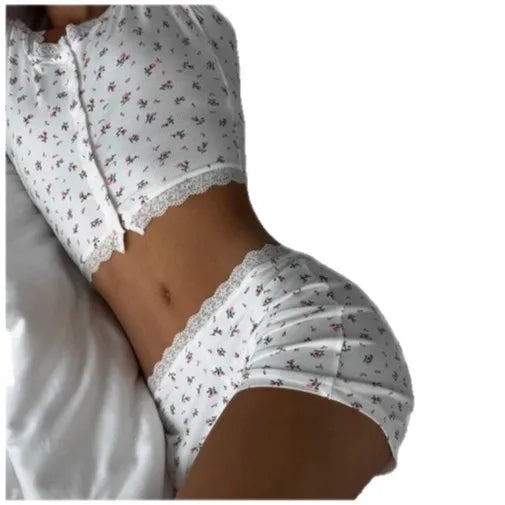 Cottagecore Floral Sleep Set